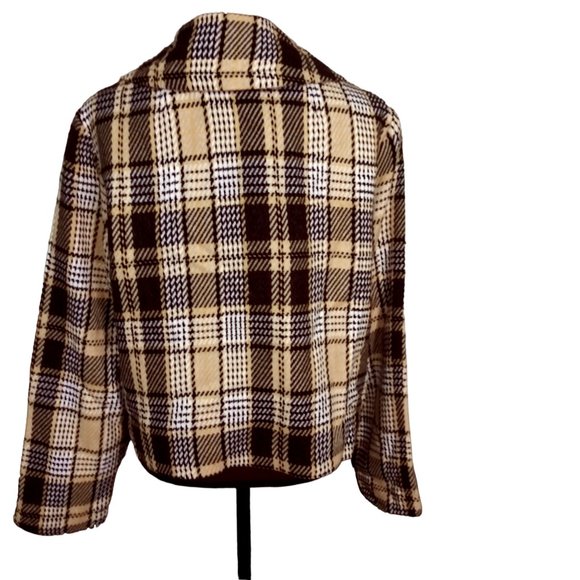 Plaid Jacket, R.Q.T, Size XL, Women’s Jacket, Plus Size Jacket, Oversize Jacket - Picture 2 of 15